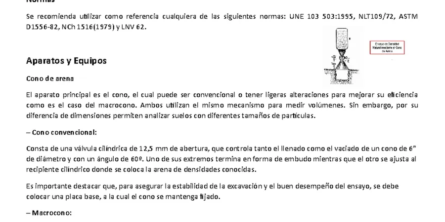 Ensaio de Densidade In Situ com Cone de Areia em São Luís